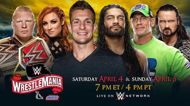 WrestleMania 36 Rob Gronkowski, Randy Orton