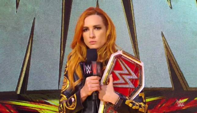 Who broke Becky Lynch's face as referenced by 29-year-old on RAW