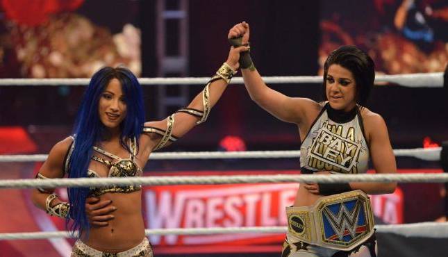 Bayley Sasha Banks WrestleMania 36