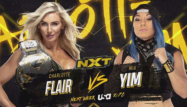 WWE NXT Charlotte Flair Mia Yim