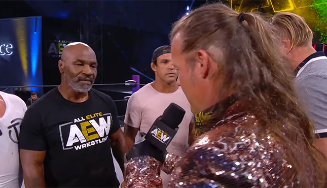 AEW Dynamite Mike Tyson Chris Jericho