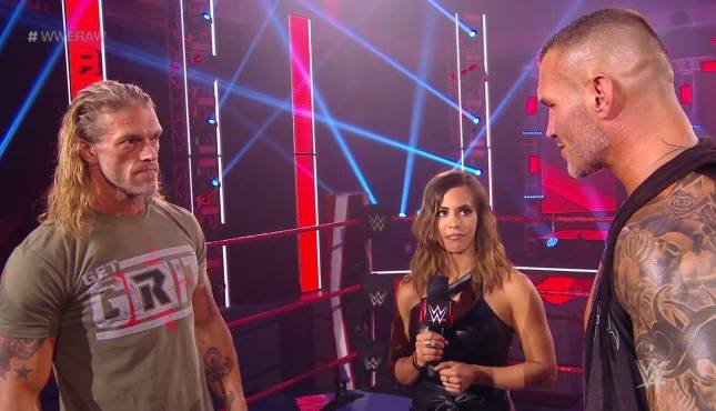 Randy Orton Edge Raw WWE Backlash