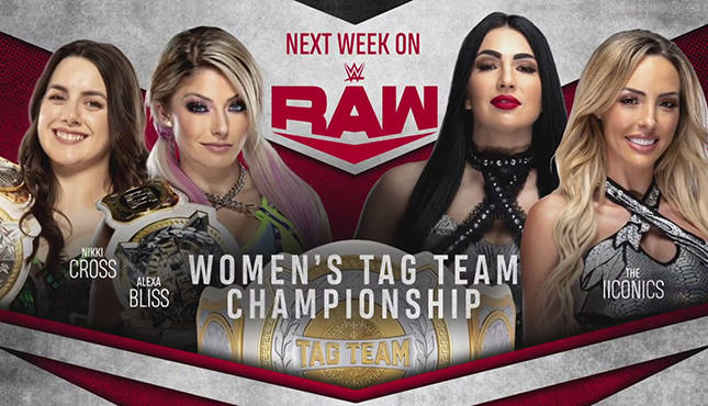 Raw Women's Tag Team Title Match