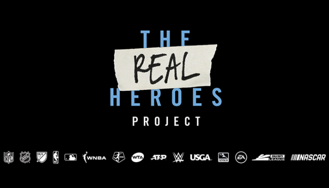 Sports United: MLB, MLS, NFL, NHL, NBA, WNBA, ATP, WTA, NWSL, USGA, NASCAR,  Activision, EA, WWE - #TheRealHeroes Project