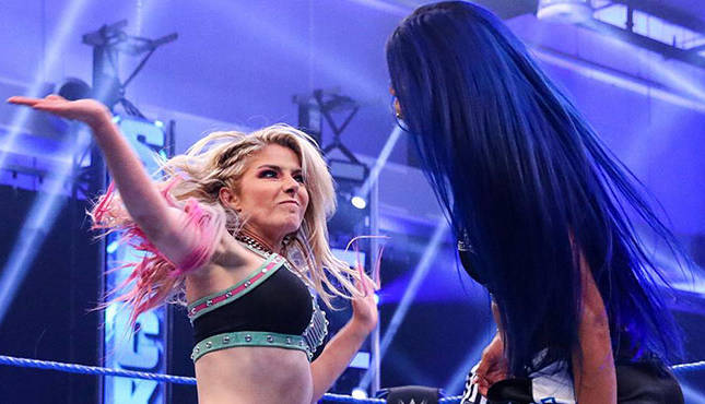 Sasha Banks Alexa Bliss WWE Smackdown