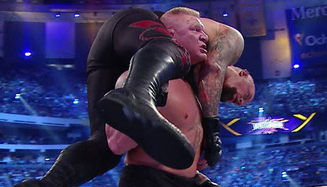 The Undertaker Brock Lesnar WrestleMania 30