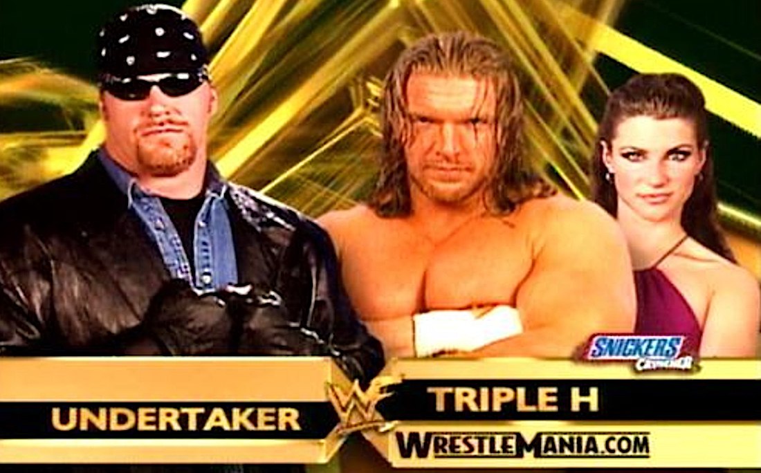 triple h vs undertaker