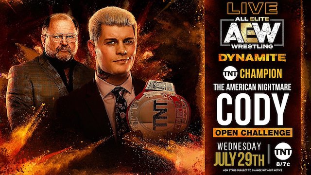 AEW Dynamite Cody Open Challenge Tony Khan