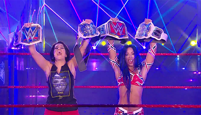 Bayley Sasha Banks Two Women Power Trip Raw