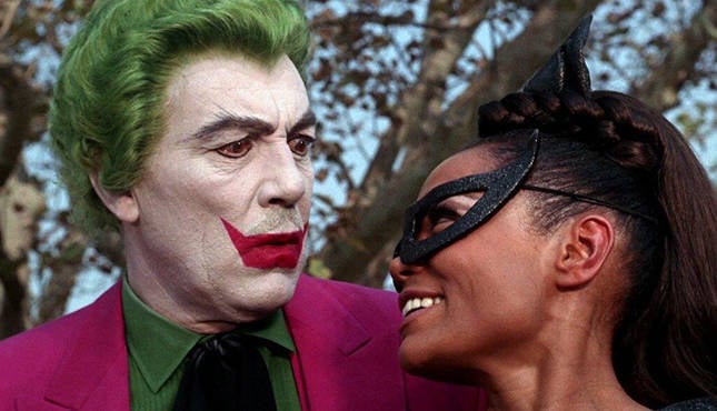 Cesar Romero Joker Eartha Kitt Catwoman Batman 1966