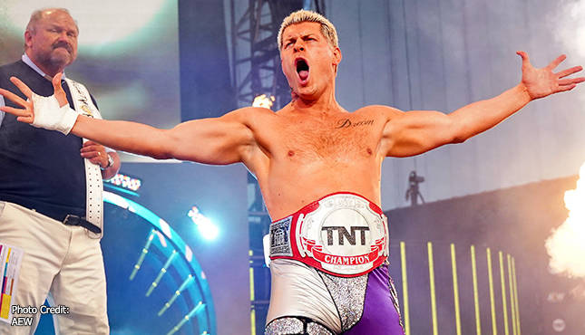 Cody AEW TNT Championship Fight For the Fallen