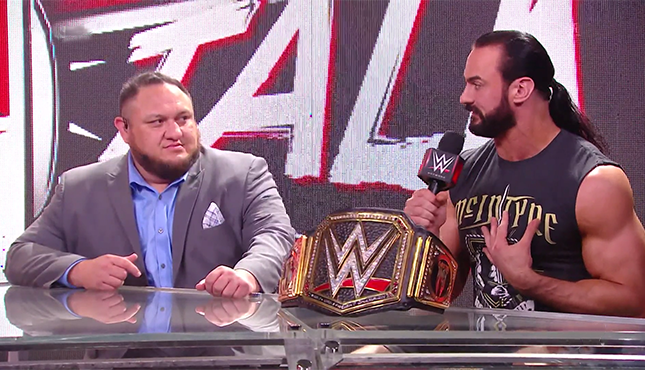 Drew McIntyre Raw Talk