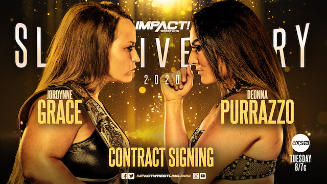 Impact Wrestling lineup Jordynne Grace Contract Signing