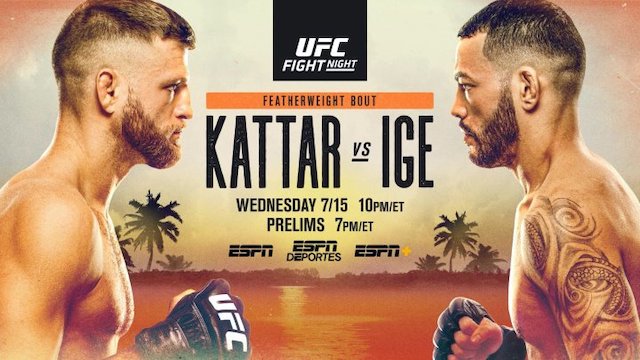 UFC on ESPN 13 - Kattar vs. IGE