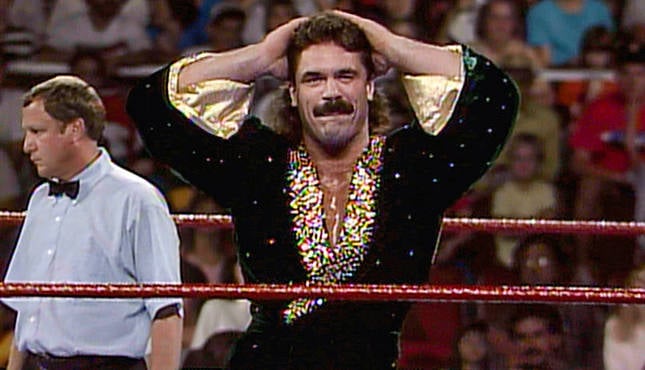 WWF Prime Time Wrestling 10-9-1989 Rick Rude