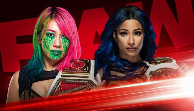 WWE RAW Asuka Sasha Banks