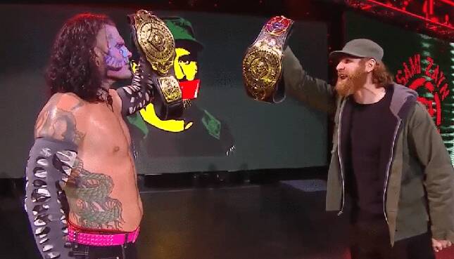 Sami Zayn WWE Smackdown Jeff Hardy