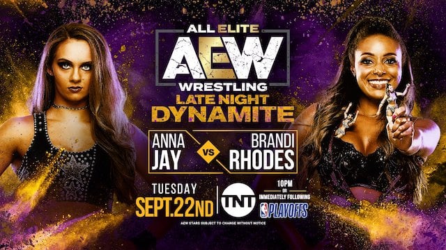 AEW Late Night Dynamite Tuesday Sept. 22