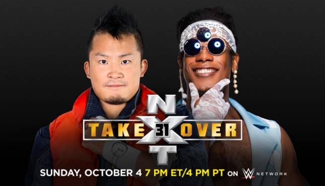 KUSHIDA The Velveteen Dream NXT Takeover 31