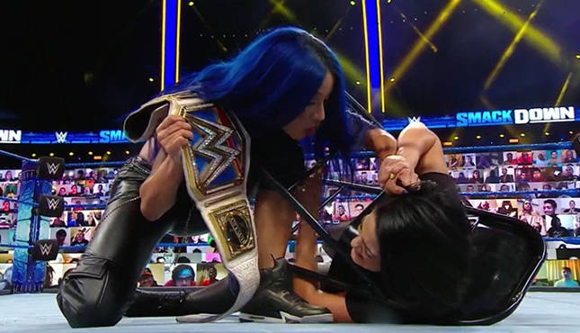 Sasha Banks Bayley Smackdown