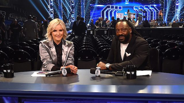WWE Fox Sports Smackdown - Renee Young and Booker T Renee Paquette
