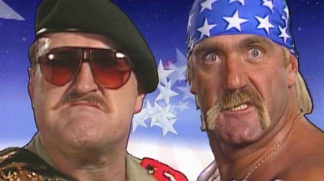 Hulk Hogan Sgt. Slaughter