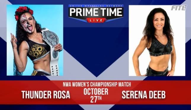 Thunder Rosa Serena Deeb UWN Primetime Live