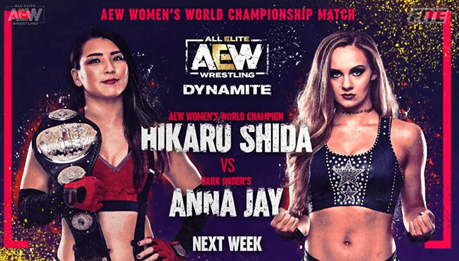 Women's Championship Match & More Set For Next Week's AEW Dynamite