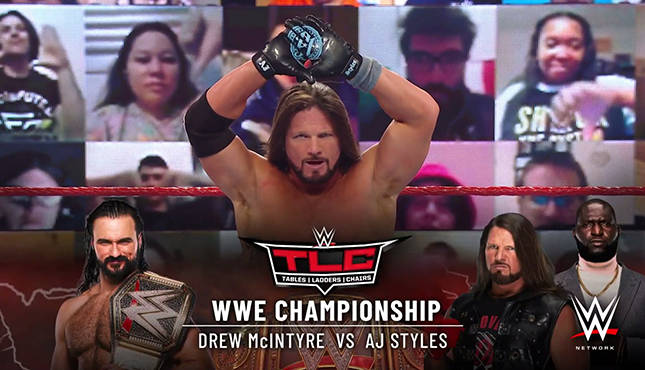 AJ Styles WWE TLC Raw