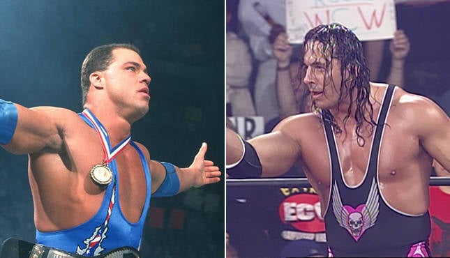 Bret Hart Kurt Angle