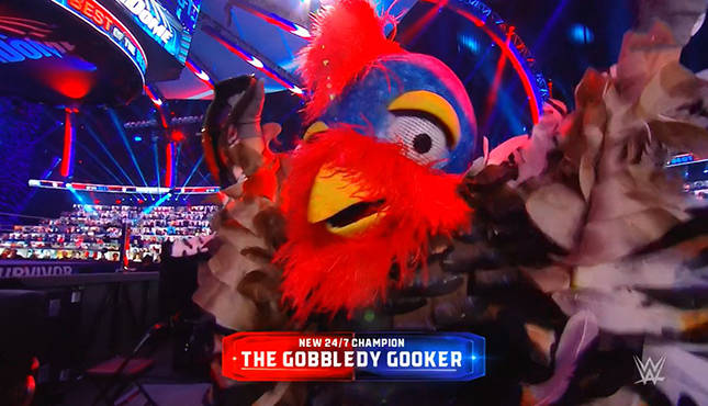 Gobbledy Gooker WWE 247 Title