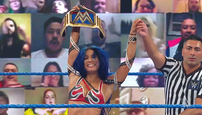 "Sasha Banks" 
4. "WWE SmackDown" - wide 7