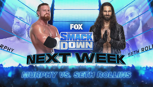 Seth Rollins Vs Murphy Set For Next Weeks Smackdown 411mania