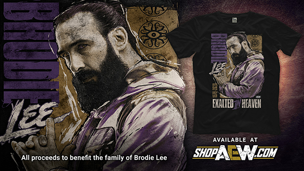 Brodie Lee Tribute Shirt Tops Pro Wrestling Tees 2020 Chart After