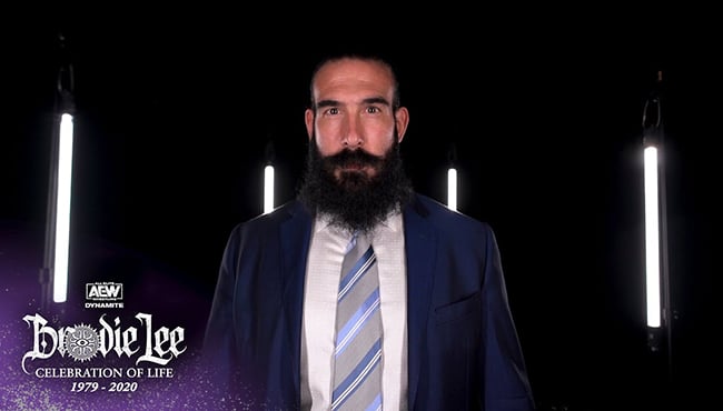 AEW Erick Redbeard More Pay Tribute to Brodie Lee Anniversary