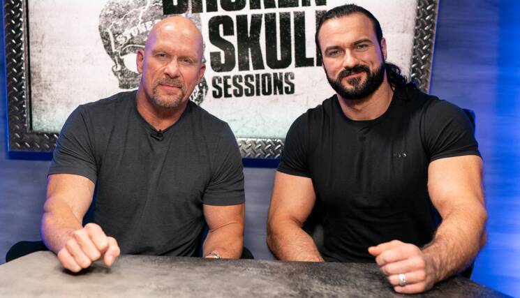 Drew McIntyre Steve Austin Broken Skull Sessions