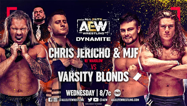 Chris Jericho & MJF vs. Varsity Blondes, Britt Baker Match Set For Next ...