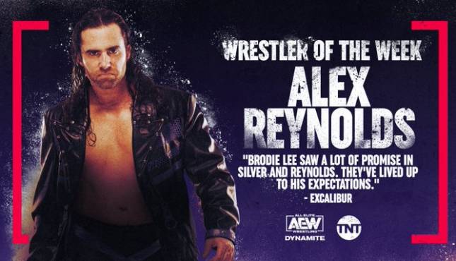 Alex Reynolds Named AEW Wrestler of the Week Matt Hardy and