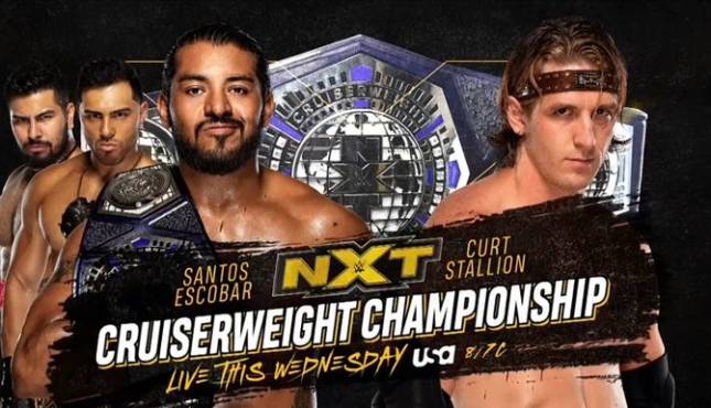 WWE NXT Curt Stallion Santos Escobar