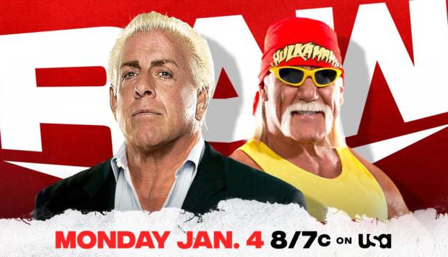 Ric Flair Hulk Hogan WWE Raw