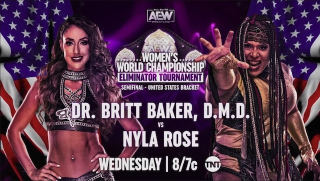 Britt Baker vs. Nyla Rose AEW Dynamite