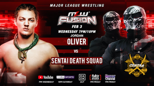 MLW Fusion Jordan Oliver vs. Sentai Death Squad