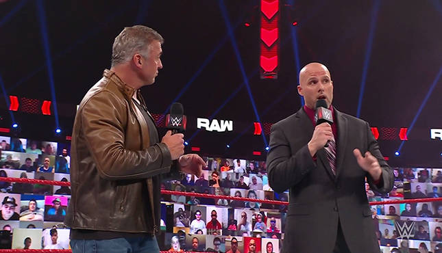 Shane McMahon Adam Pearce Raw WWE