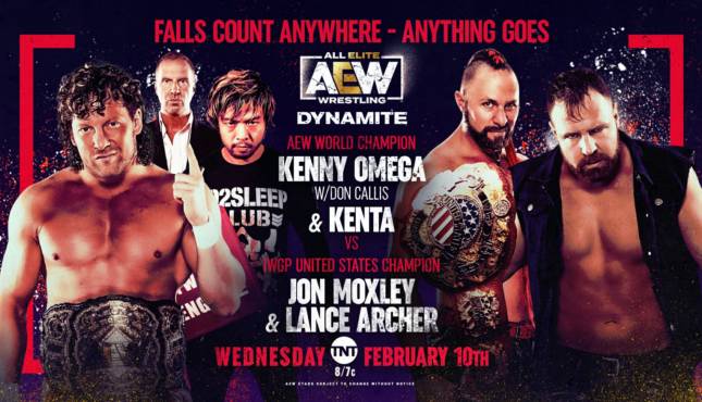 Falls Count Anywhere Match Official For Next Week's AEW Dynamite | 411MANIA