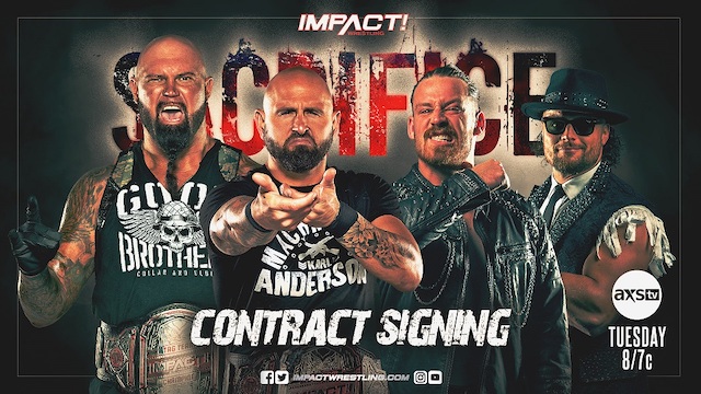 Impact Wrestling Sacrifice Contract Signing