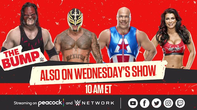 WWE The Bump Kurt Angle, Kane, Rey Mysterio, Victoria
