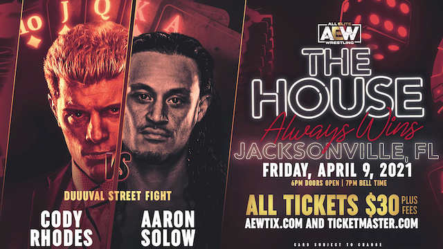 AEW The House Always Wins, Cody Rhodes vs. Aaron Solow