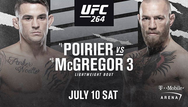UFC 264 Dustin Poirier Conor McGregor