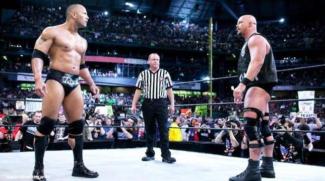 The Rock Steve Austin WWE
