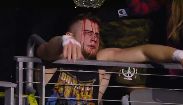 AEW Double or Nothing Stadium Stampede MJF Bloody 1